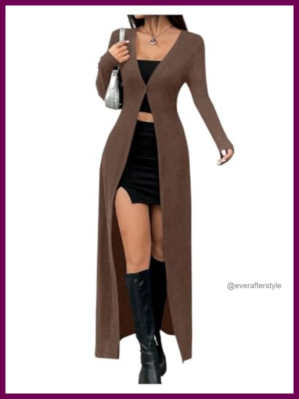 Long Lightweight Button Up Ribbed Knit V-Neck Cardigan Sweater